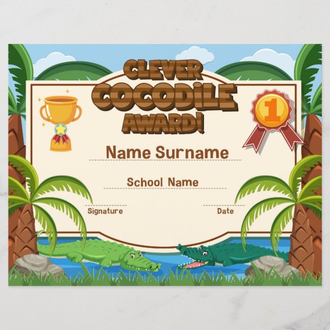 Clever Crocodile Award (Voorkant)