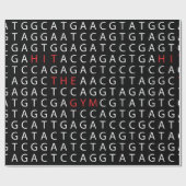 Clever DNA GYM Pattern Cadeaupapier (Vlak)