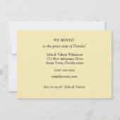 Clever Florida Alligator Verhuisaankondiging (Achterkant)