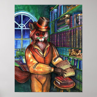 Clever Fox door Portia St. Luke Poster