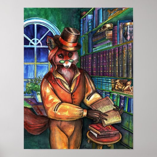Clever Fox door Portia St. Luke Poster (Voorkant)