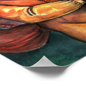 Clever Fox door Portia St. Luke Poster (Hoek)