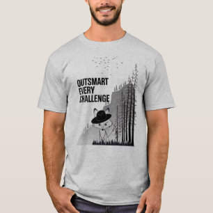 Clever Fox Motivatie ontwerp T-shirt