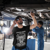 Clever genoeg Auto Mechanic Funny Black T-shirt