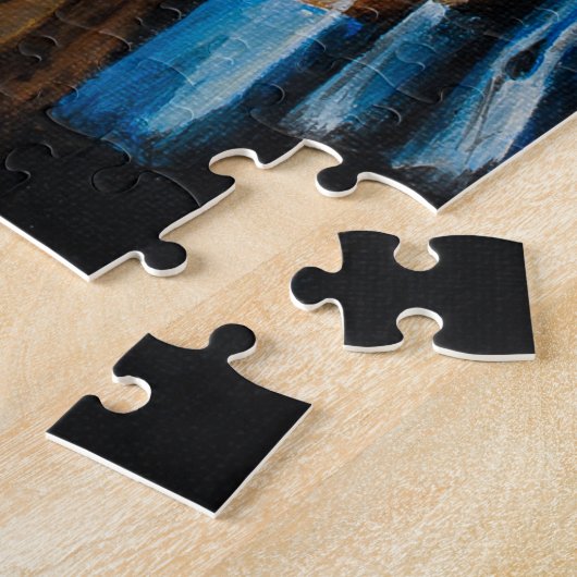 Clever Girl met een parel Legpuzzel (Zijkant)