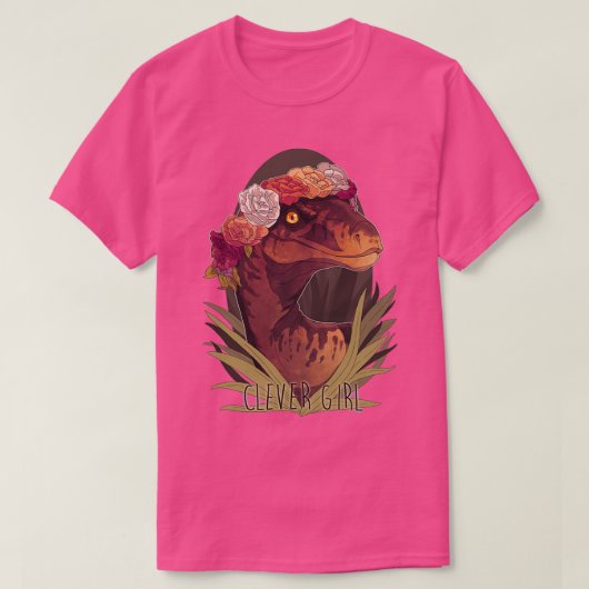 Clever Girl T-shirt (Design voorkant)