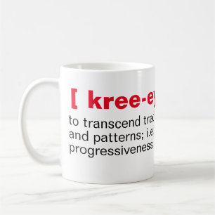 Clever [ kree-ey-tiv-i-t-shirt] Koffee-Mok Koffiemok