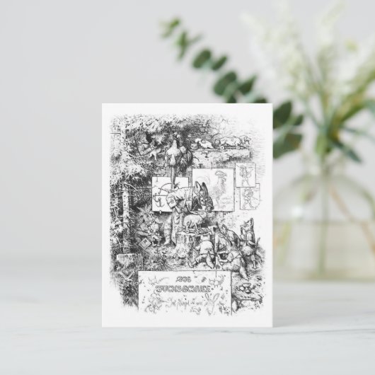 Clever Mr Fox briefkaart (Staand voorkant)