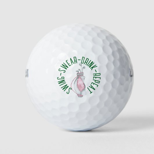 Clever Quote Golf Ball – Perfect voor golfliefhebb Golfballen (Voorkant)