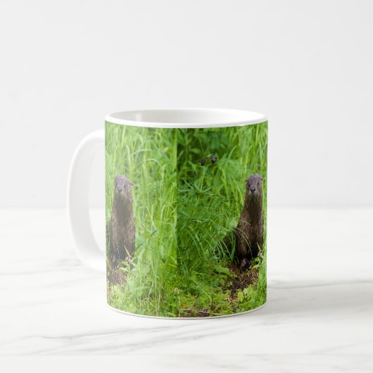 Clever River Otter Koffiemok (Voorkant links)