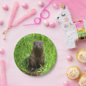 Clever River Otter Papieren Bordje (Feest)