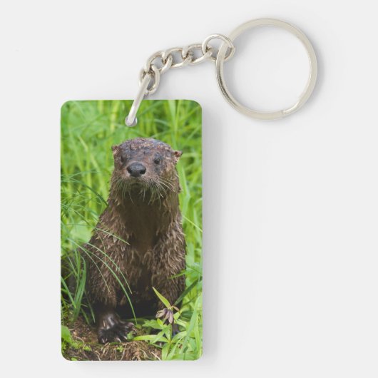 Clever River Otter Sleutelhanger (achterkant)