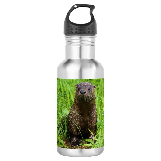 Clever River Otter Waterfles (Voorkant)