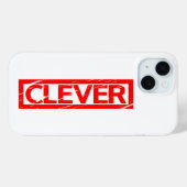 Clever Stamp Case-Mate iPhone Case (Achterkant (horizontaal))