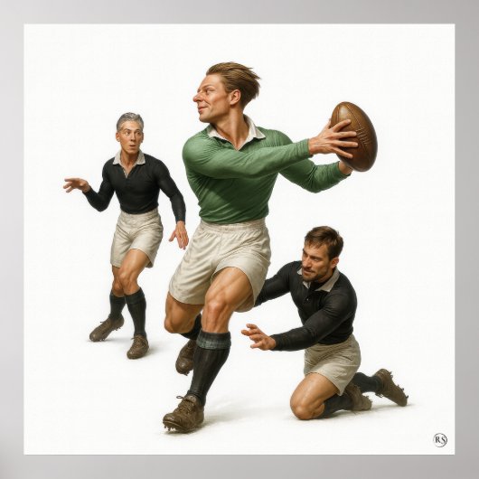 Clever Trick Dummy -  Vintage Rugby Print (Voorkant)