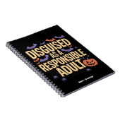 Cleverly Disguised as a Responsible Adult Funny Notitieboek (Rechterzijde)