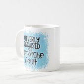 Cleverly vermomd als verantwoordelijke volwassene koffiemok (Voorkant links)