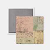 Cleves, North Bend, Ohio Magneet (Voorkant / Achterkant)