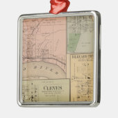 Cleves, North Bend, Ohio Metalen Ornament (Links)