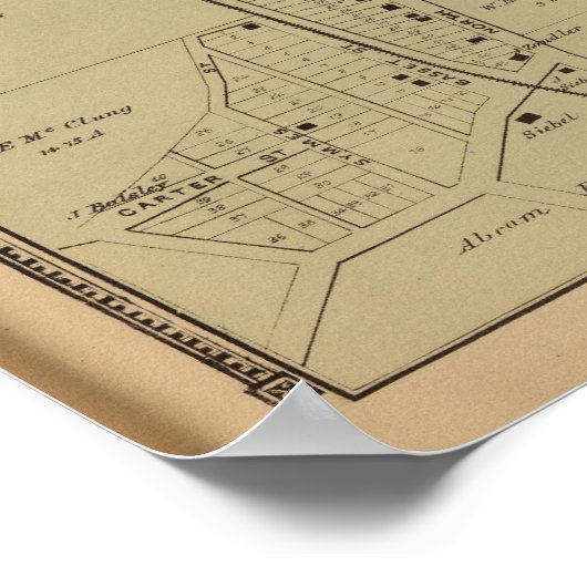 Cleves, North Bend, Ohio Poster (Hoek)