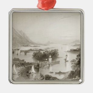 Clew Bay, gezien vanuit Westport, County Mayo Metalen Ornament