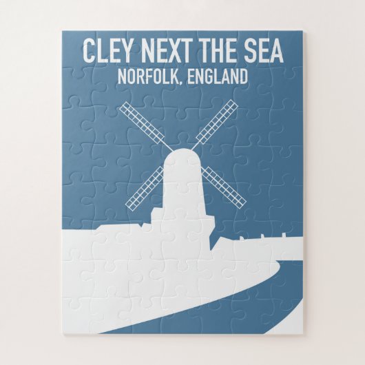 Cley naast de Zee  reischeposter Legpuzzel (Verticaal)