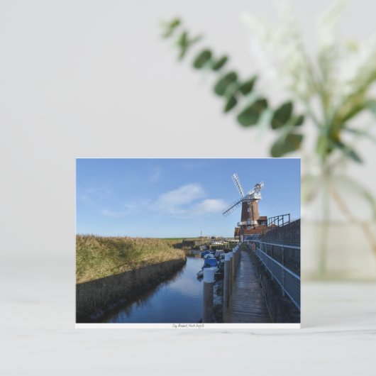 Cley Windmill briefkaart (Staand voorkant)