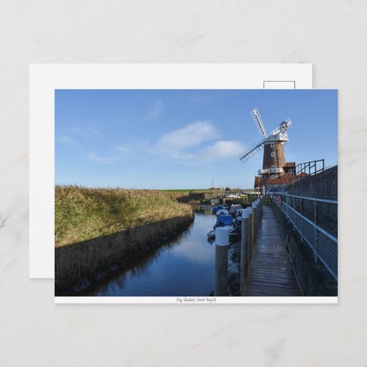 Cley Windmill briefkaart (Voorkant / Achterkant)