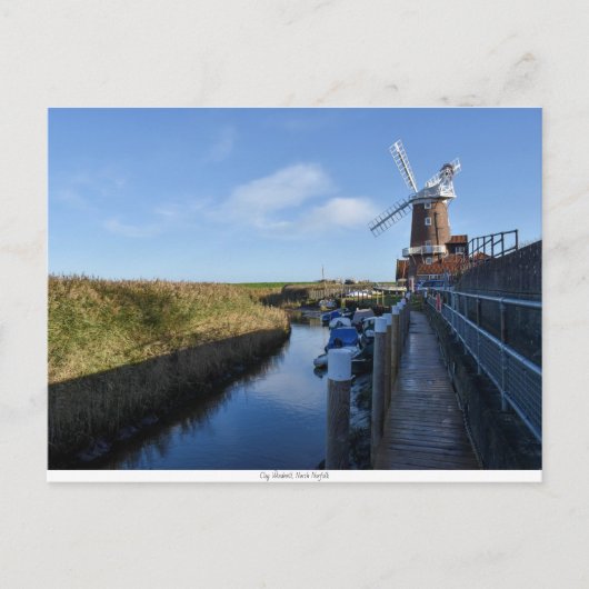 Cley Windmill briefkaart (Voorkant)