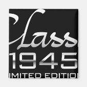 Clic 1945 80ste verjaardag Mannen 80 jaar oud b Magneet (Voorkant)