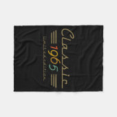 Clic 1965 Limited Edition 60 Year Old 60th Birthda Fleece Deken (Voorkant (Horizontaal))