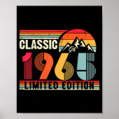 Clic 1965 Limited Edition 60 Year Old 60th Birthda Poster (Voorkant)
