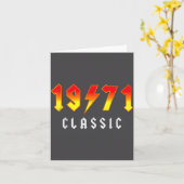 Clic 55 Birthday Decorations Men 55yr 1971 55th Bi Kaart (Gele Bloem)