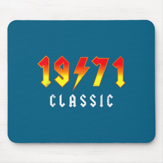 Clic 55 Birthday Decorations Men 55yr 1971 55th Bi Muismat (Voorkant)