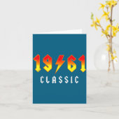 Clic 65 Birthday Decorations Men 65yr 1961 65th Bi Kaart (Gele Bloem)