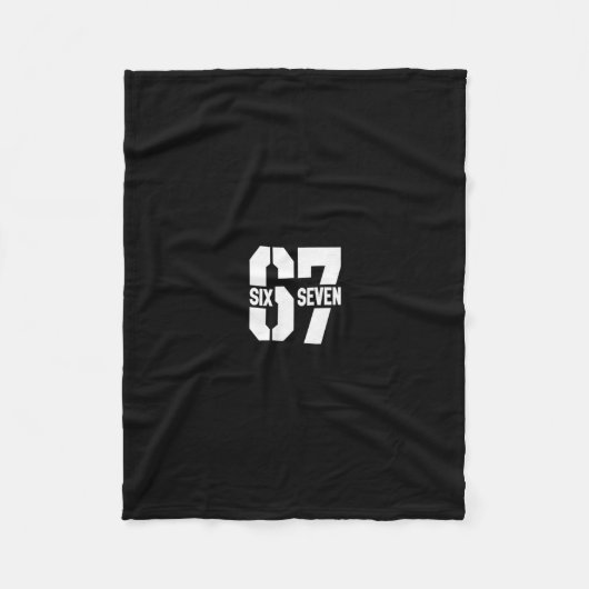 Clic 67 Meme - Ik hou van Zes Zeven 1 Fleece Deken (Voorkant)