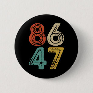Clic 80s Style 8647 Anti Trump Ronde Button 5,7 Cm
