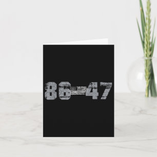 Clic 80s Style 86 47 Anti Trump 8647 _1 Kaart