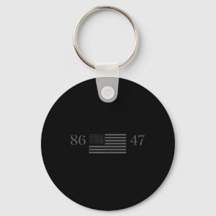 Clic 80s Style 86 47 Anti Trump 8647 Sleutelhanger