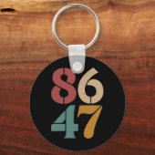 Clic  80s Style 86 47 Anti Trump Sleutelhanger (Voorkant)