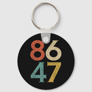 Clic  80s Style 86 47 Anti Trump Sleutelhanger