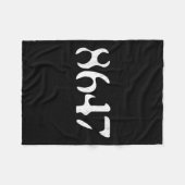 Clic  8647 Grappig Liberaal President Fleece Deken (Voorkant (Horizontaal))