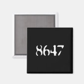 Clic 8647 Grappig Liberaal President Magneet (Voorkant / Achterkant)