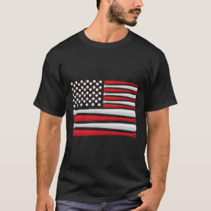 Clic Amerikaanse honkbalvlag - Vintage honkbalvlag T-shirt