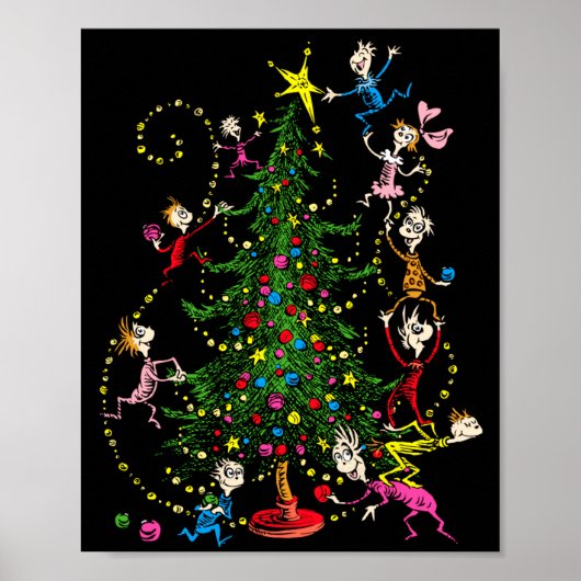 Clic Christmas Tree  Poster (Voorkant)