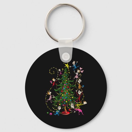 Clic Christmas Tree  Sleutelhanger (Voorkant)