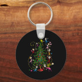 Clic Christmas Tree  Sleutelhanger (Voorkant)