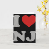 Clic I Love Nj Y2k Souvenir I Heart New Jersey  Kaart (Gele Bloem)