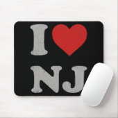 Clic I Love Nj Y2k Souvenir I Heart New Jersey  Muismat (Met muis)