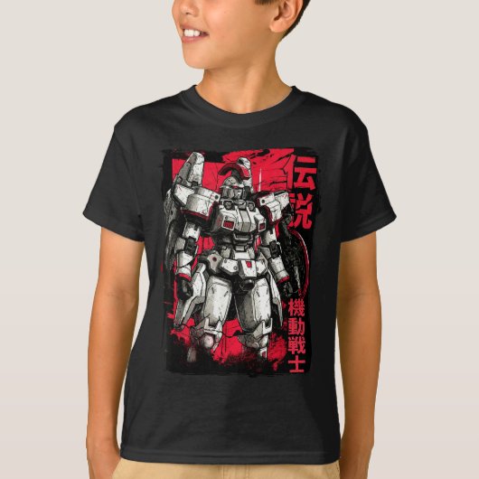 Clic Japanese Legendary Mecha Warrior Robot T-shirt (Voorkant)